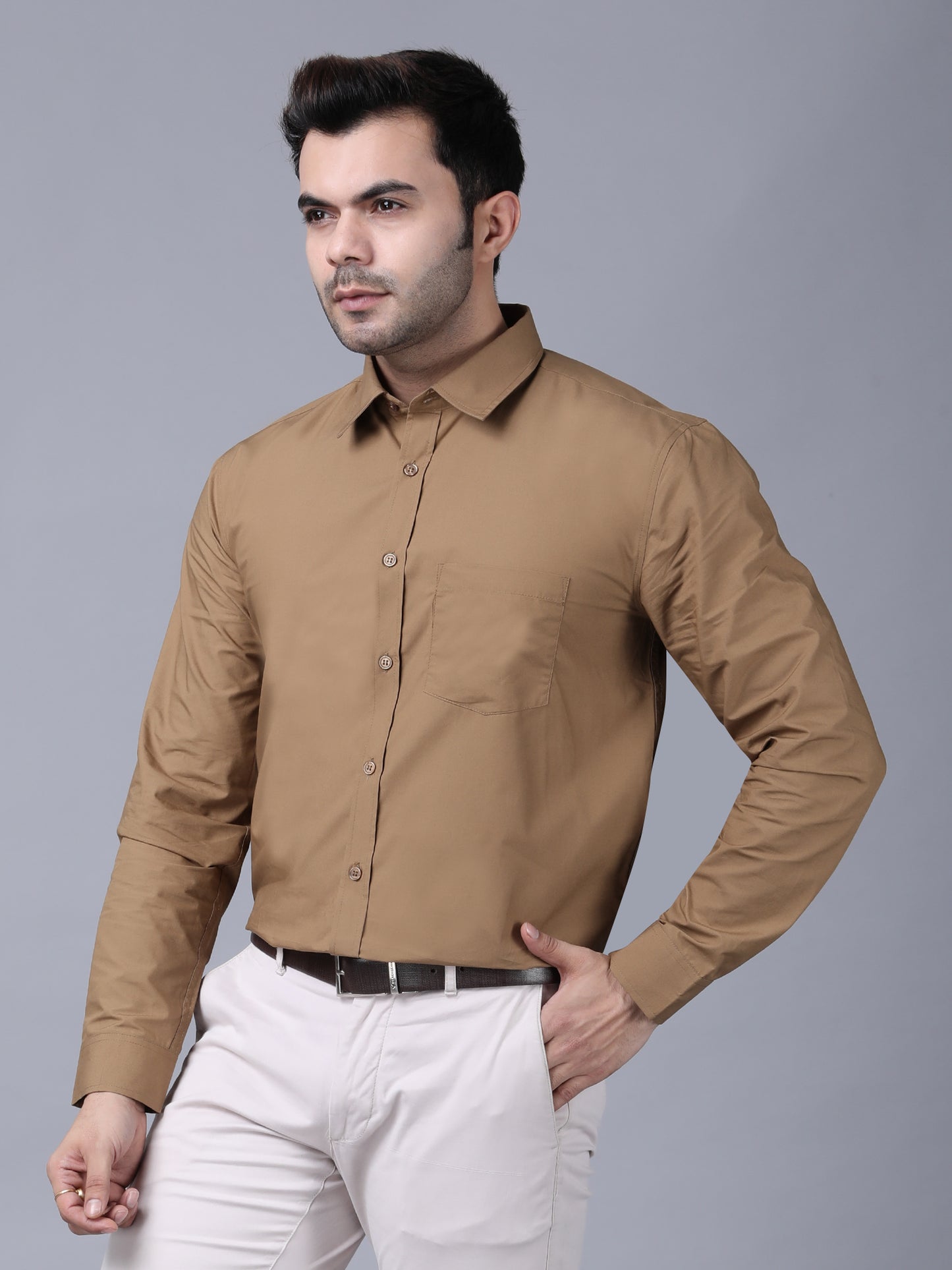 Classic Camel Brown Shirt