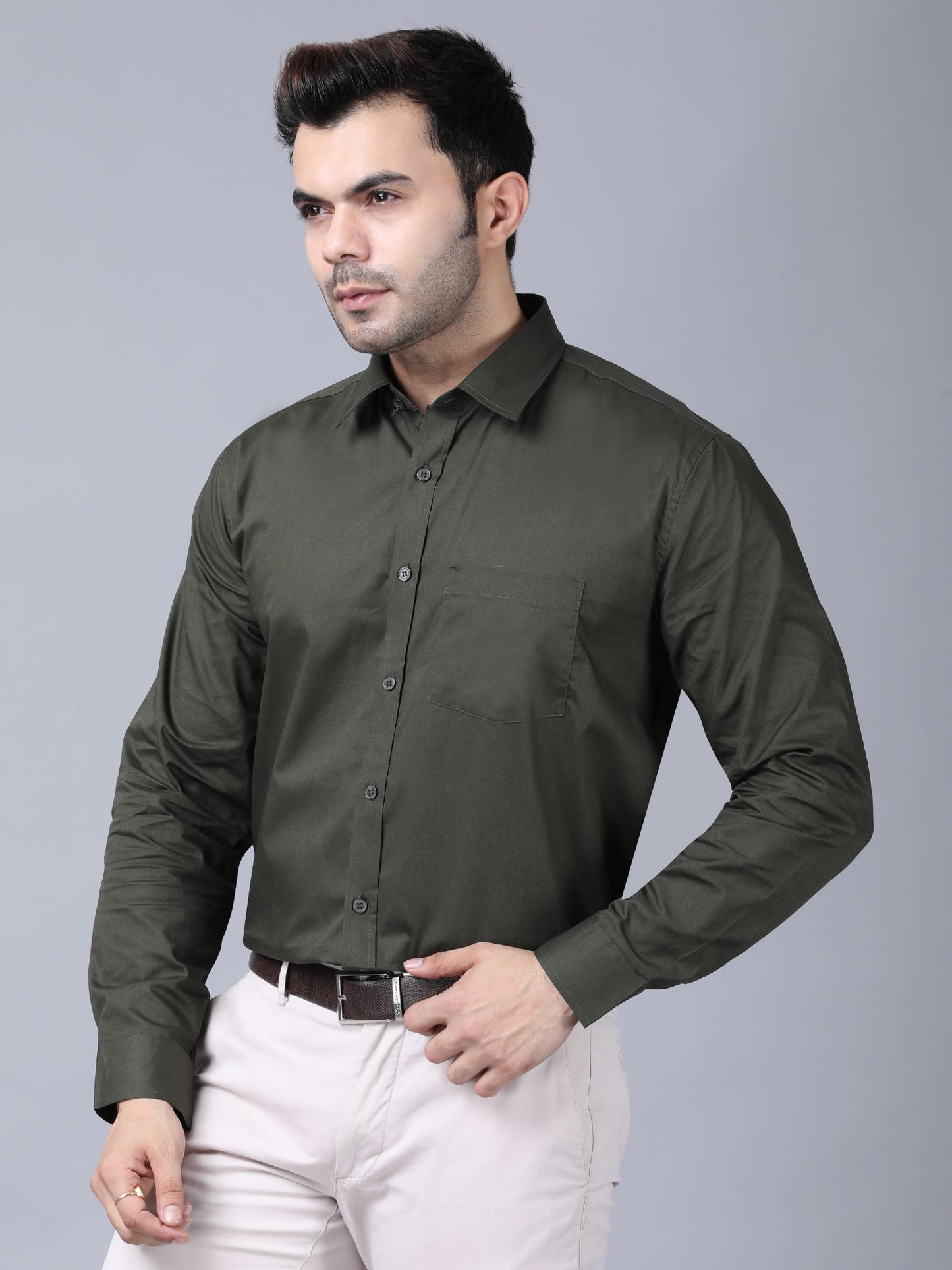 Stylish Olive Shirt