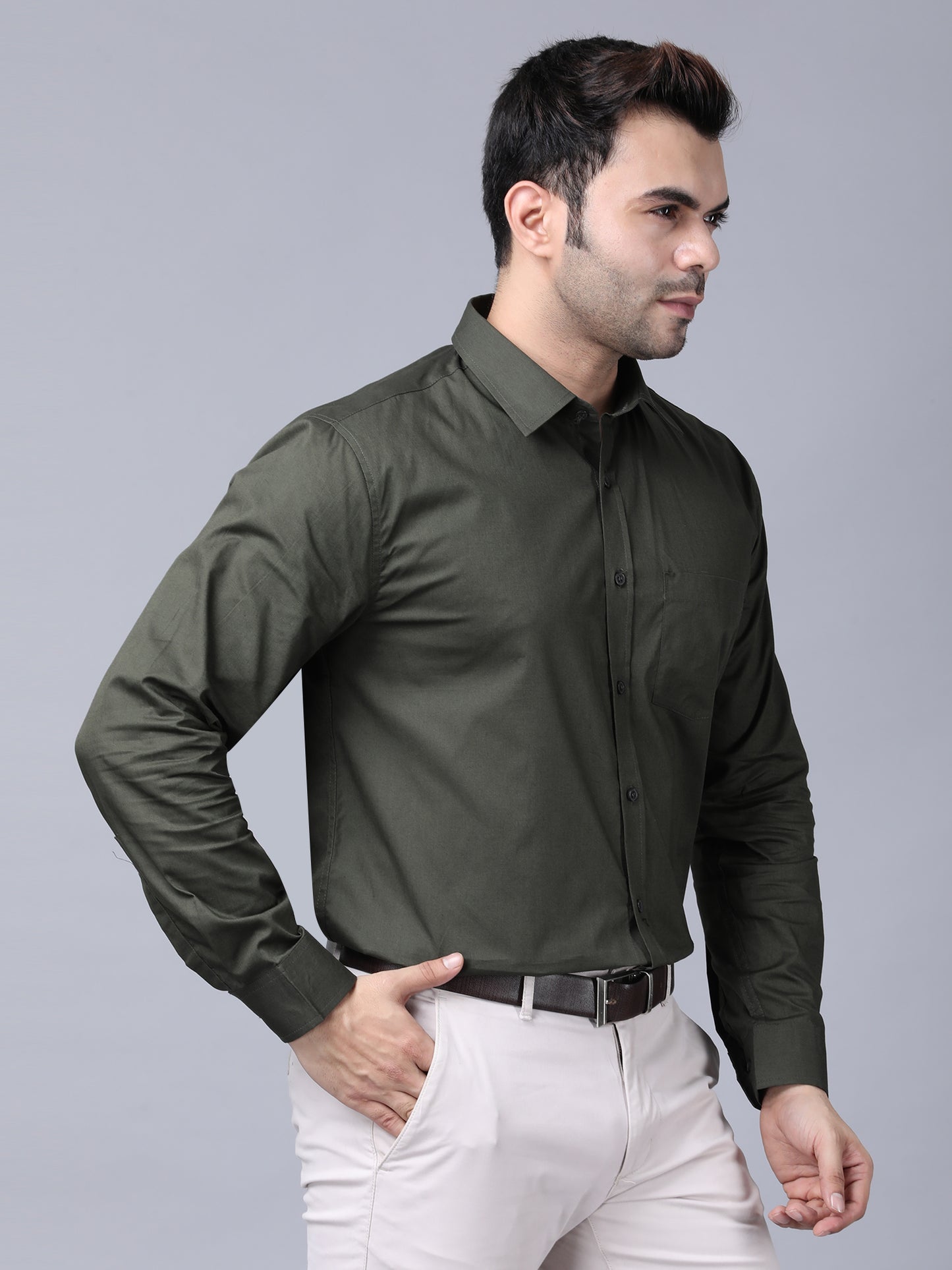 Stylish Olive Shirt