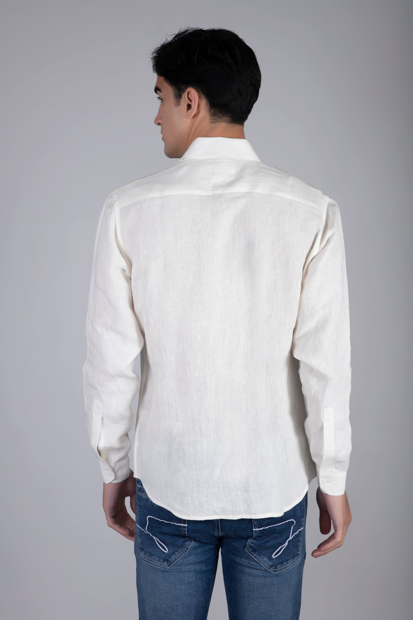 Pure Linen. Pure Class. The White Shirt That Does It All.