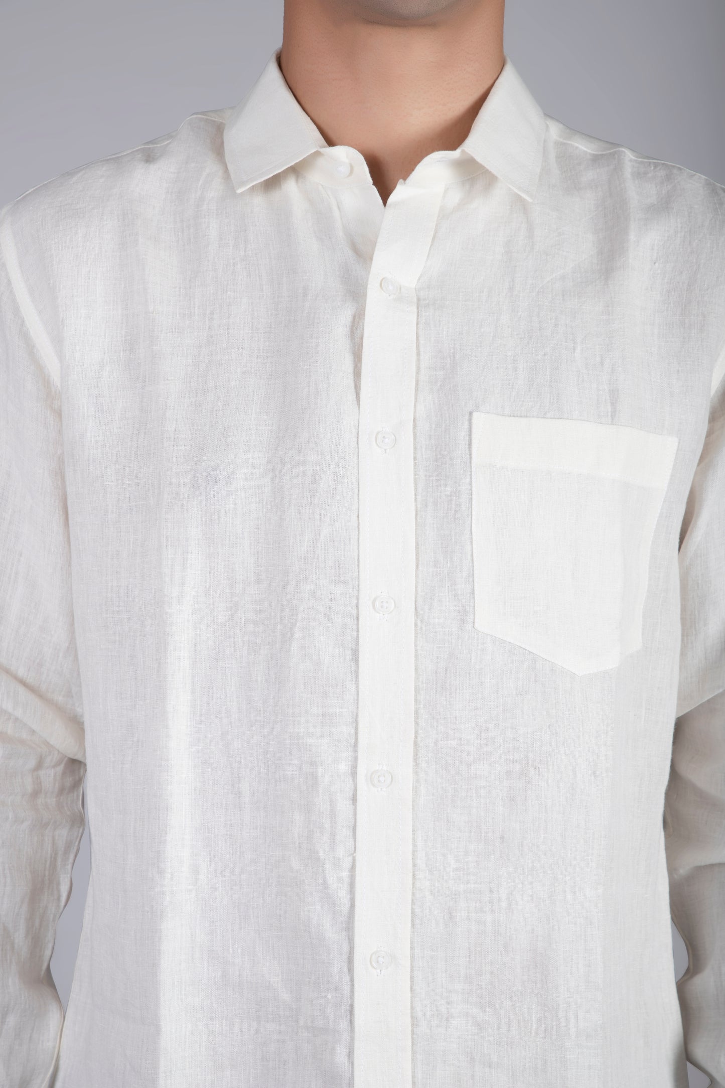 Pure Linen. Pure Class. The White Shirt That Does It All.