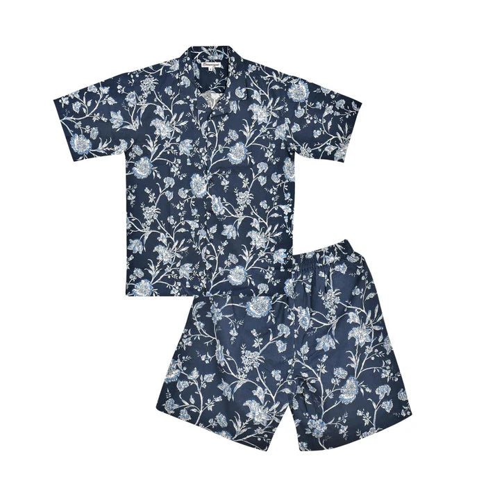 Midnight Bloom- Printed Co-ord Set