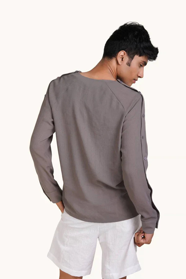 The Monsoon Calm : Grey T-Shirt