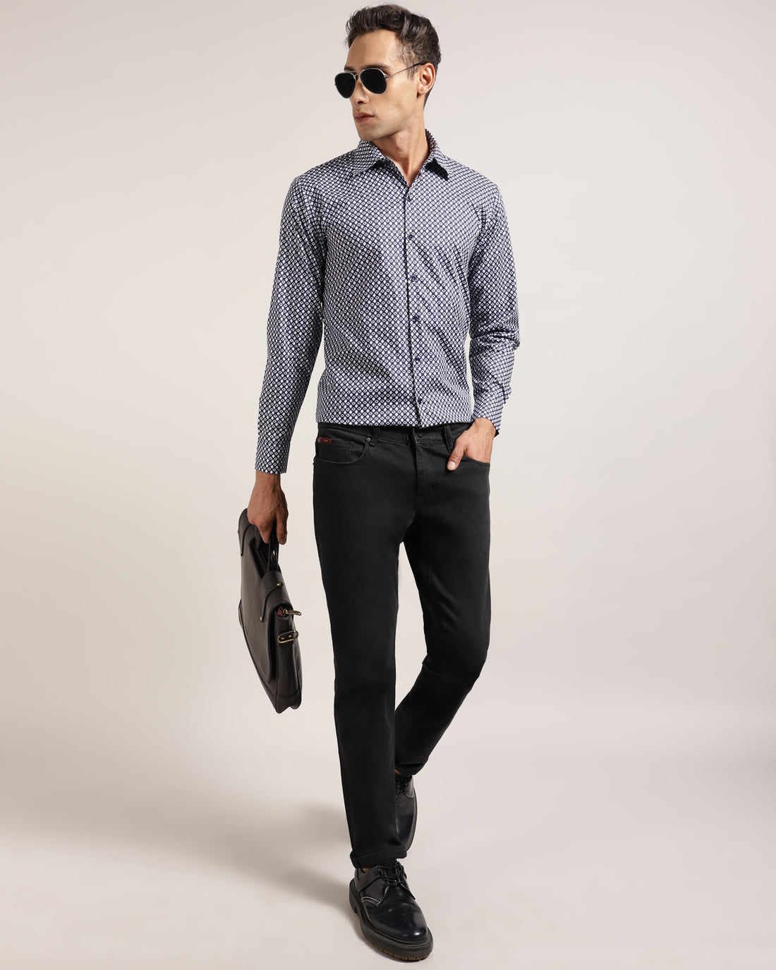 Stylish Printed Cotton Shirt for Men