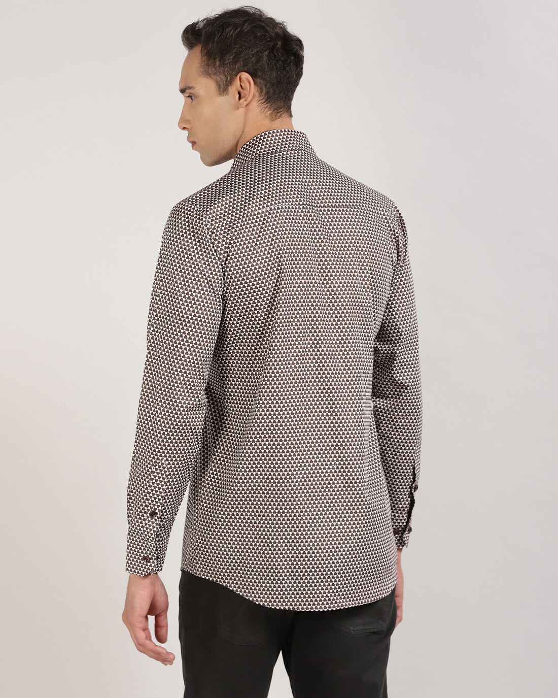 Geometric Pattern print Shirt for Men