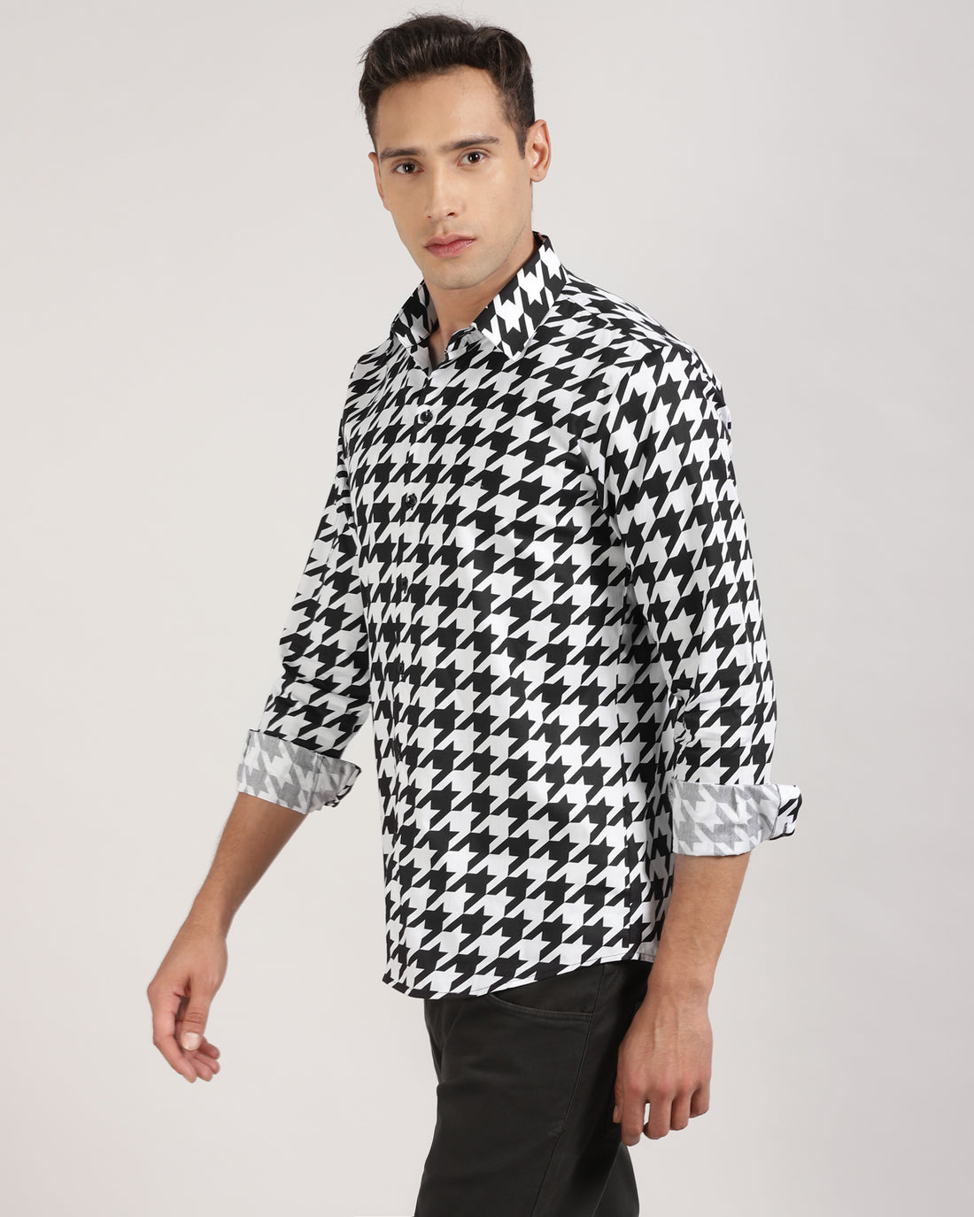 Designer Cotton Print Shirt for Men