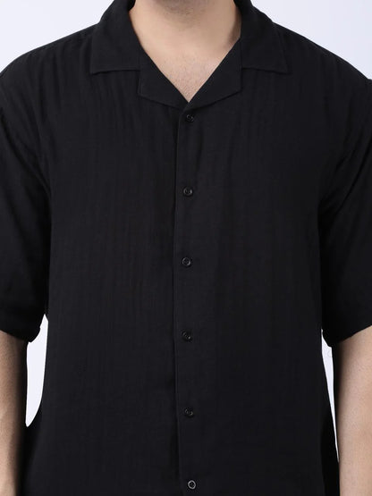 Comfortable summer co-ord set- Black