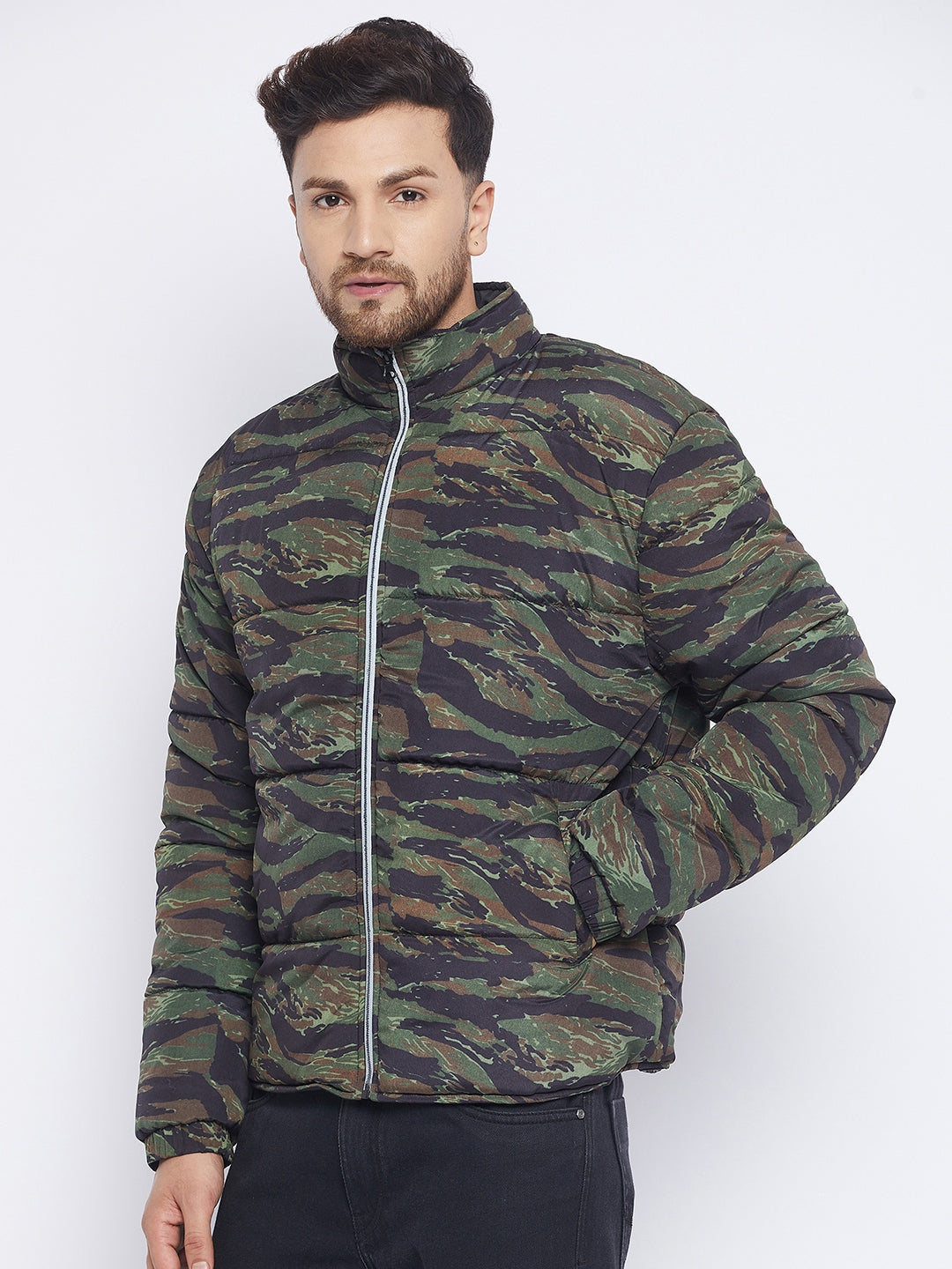 Modern Camo Quilted Jacket