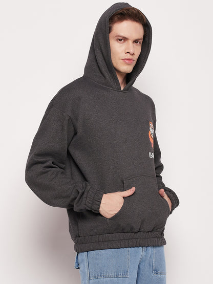 Charcoal Loser Graphic Hooded Sweatshirt