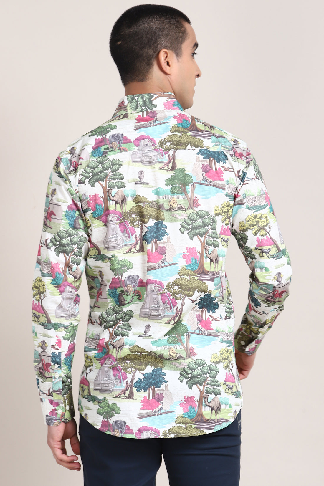 Stylish Printed Cotton Shirt for Men