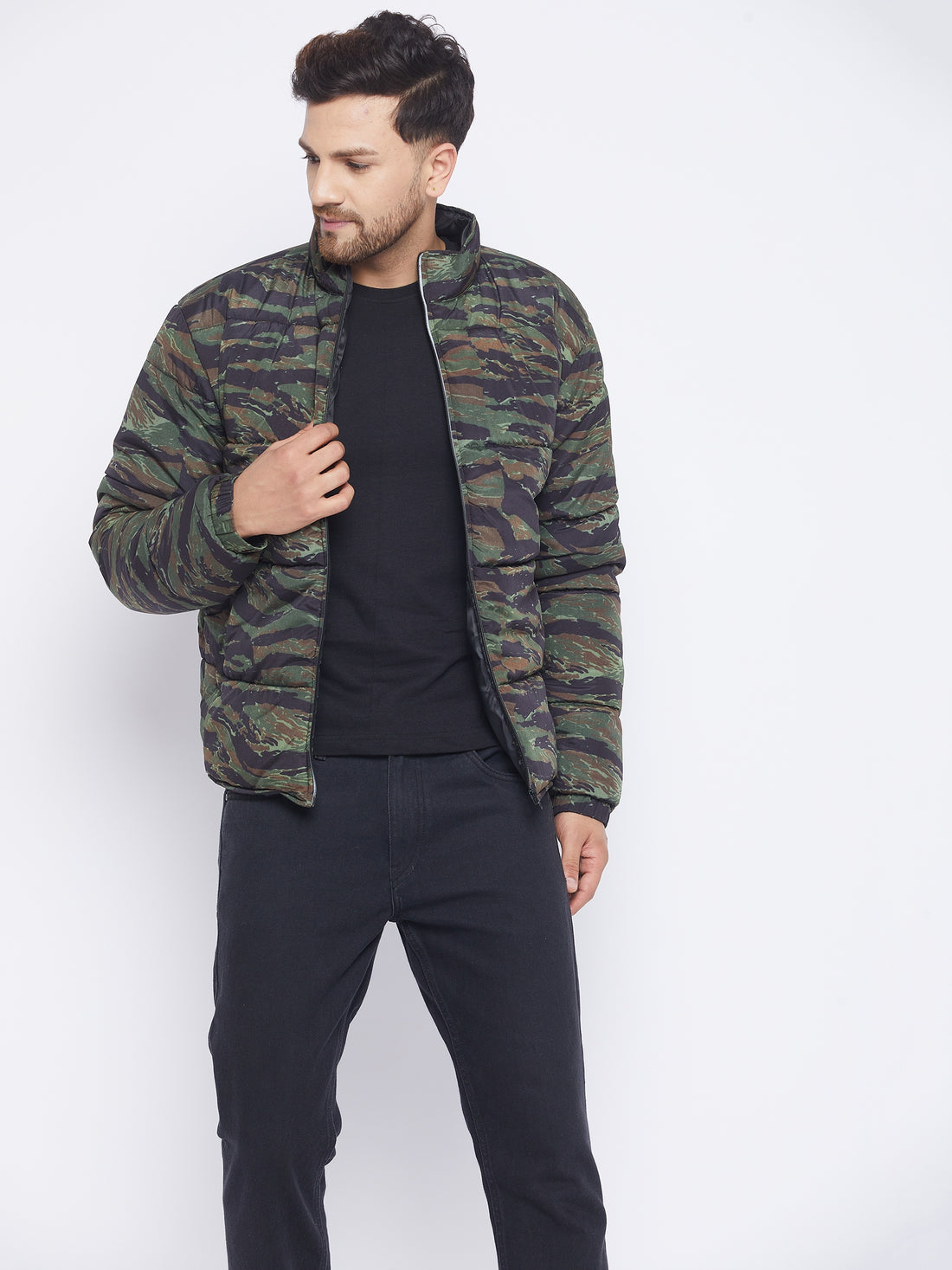 Modern Camo Quilted Jacket
