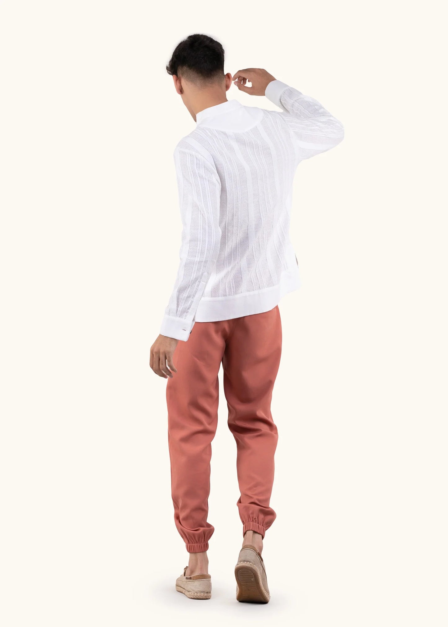 Ivory weave Shirt
