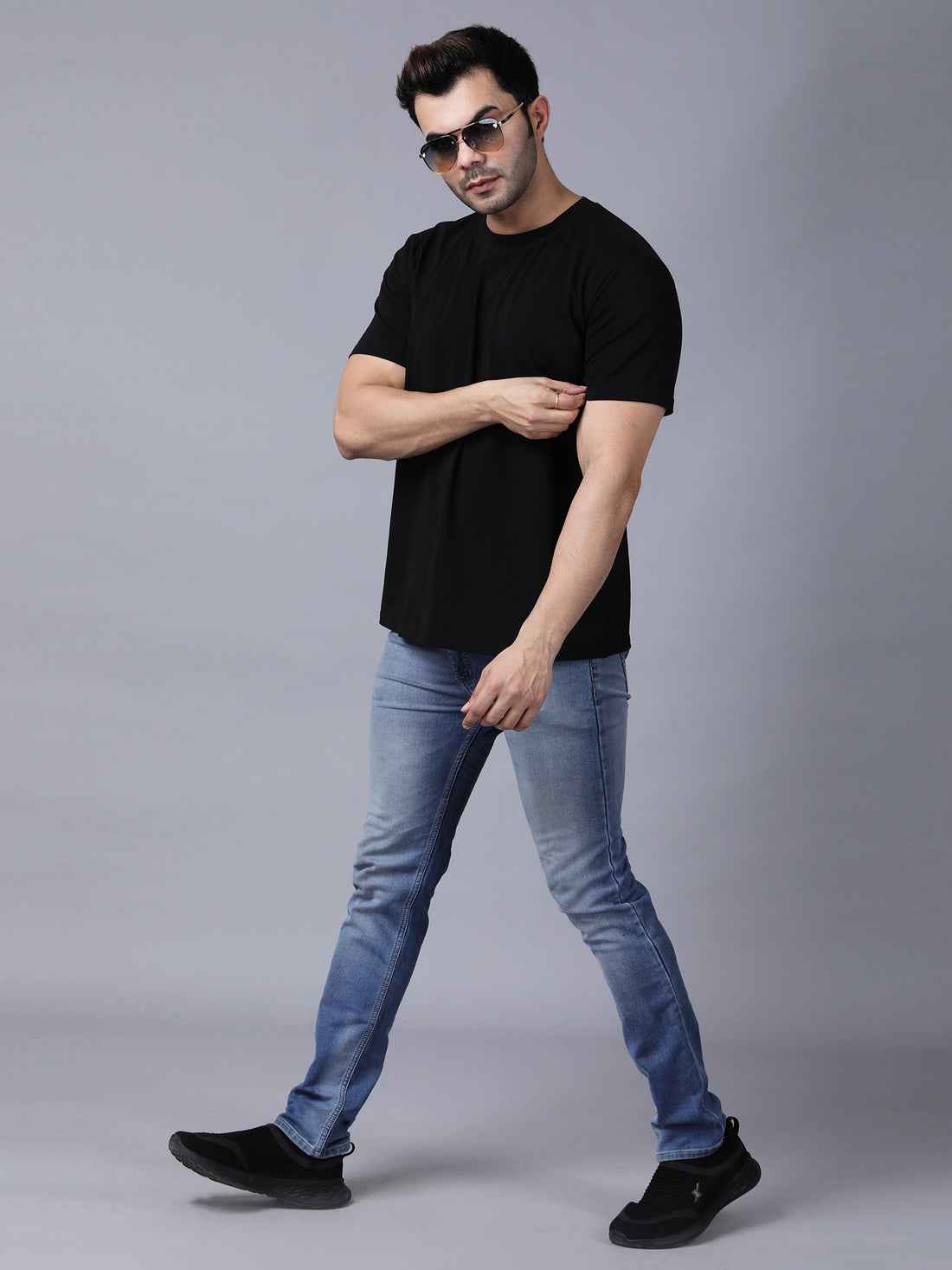 Men’s Black Cotton T-Shirt |
