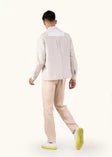 Bare Blend Panelled Linen Shirt