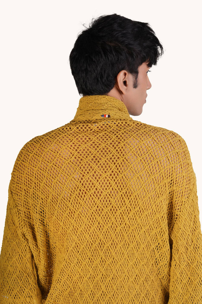 Textured Mustard Shirt