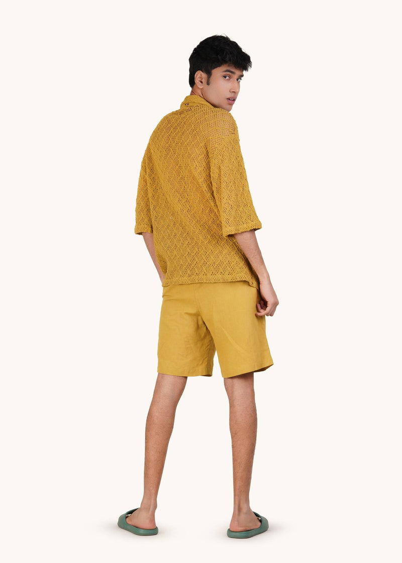 Textured Mustard Shirt