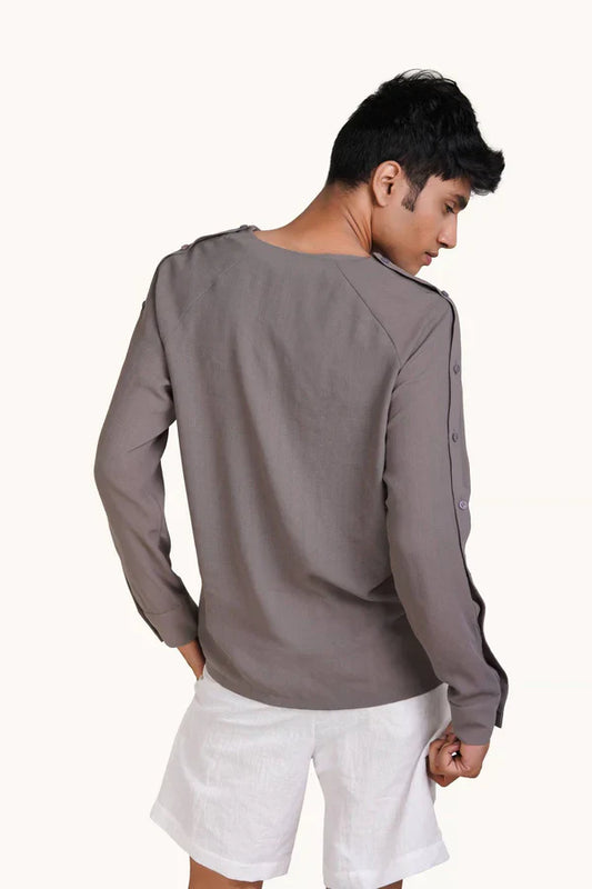 The Monsoon Calm : Grey T-Shirt